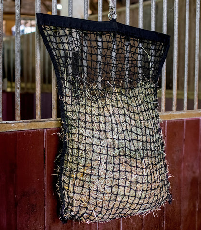 Waldhausen - Hay Net with Filling Aid, black