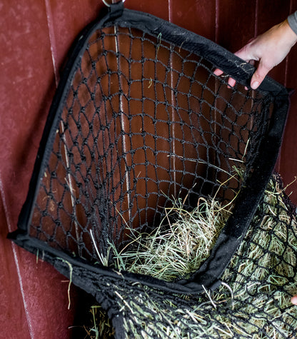 Waldhausen - Hay Net with Filling Aid, black