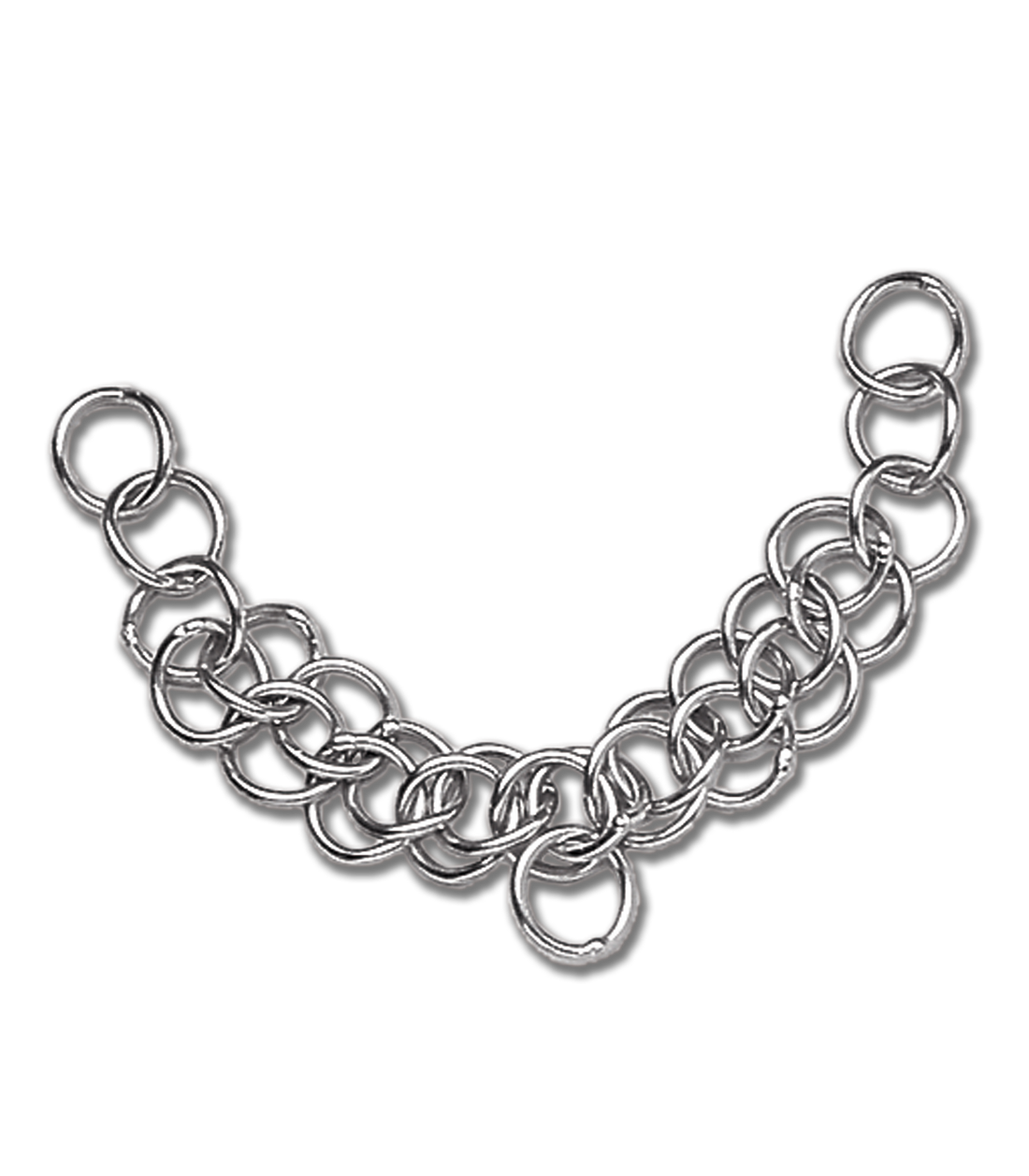 Waldhausen - Double Link Curb Chain SS, approx 24 cm