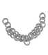 Waldhausen - Double Link Curb Chain SS, approx 24 cm