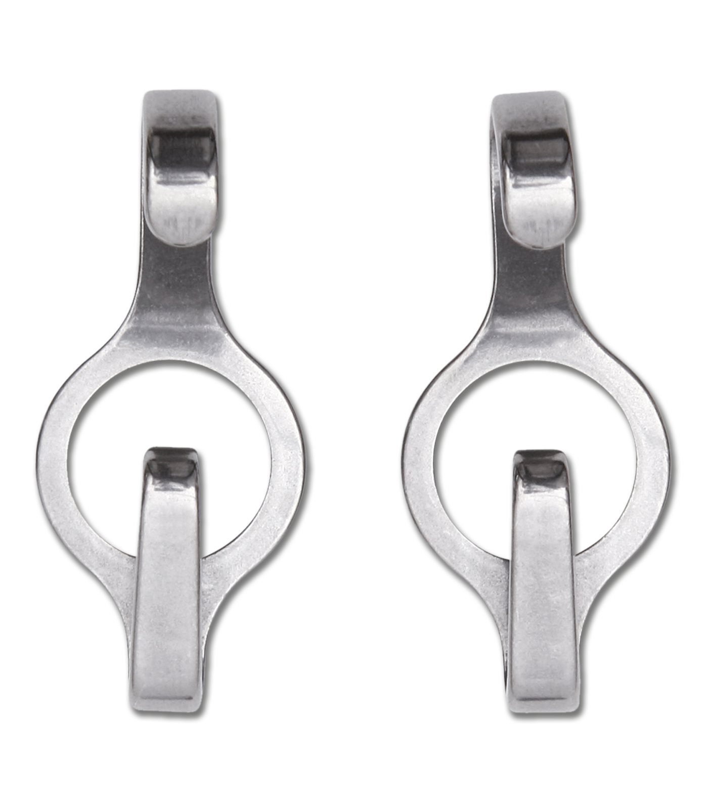 Waldhausen - Circle Curb Chain Hooks SS, pair