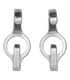 Waldhausen - Circle Curb Chain Hooks SS, pair