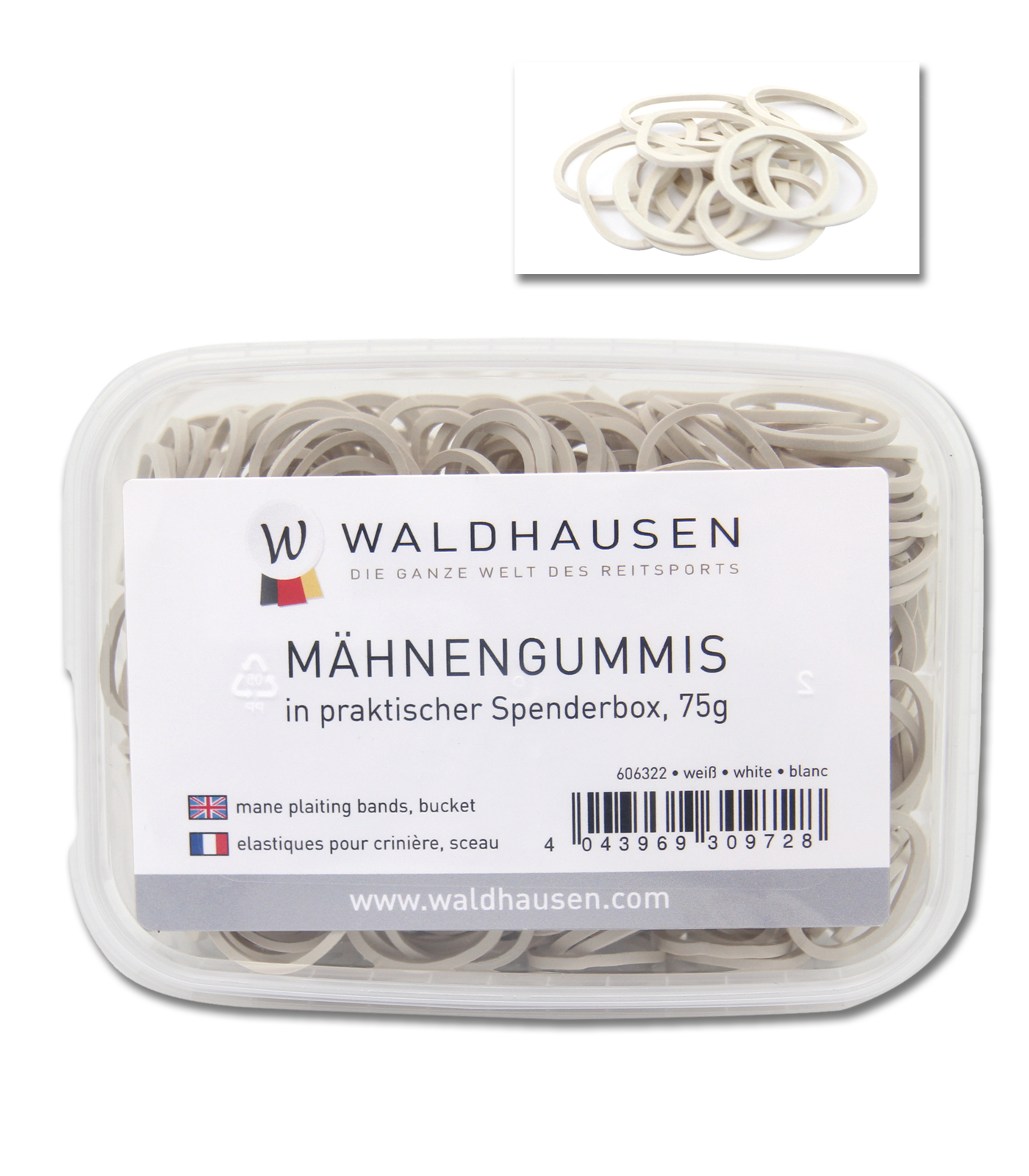 Waldhausen - Rubber Braiding Bands with box