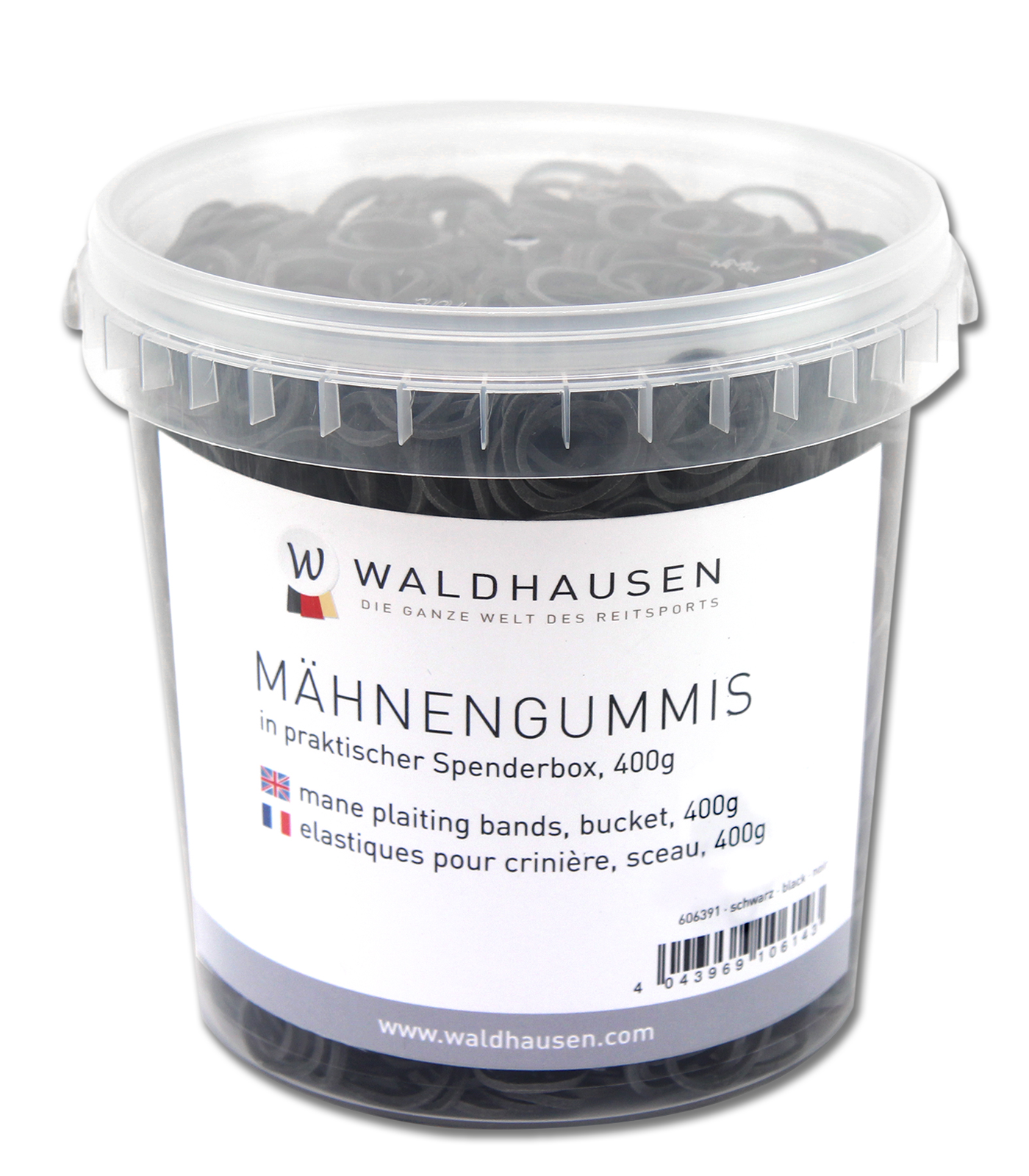 Waldhausen - Mane Plaiting Bands in bucket