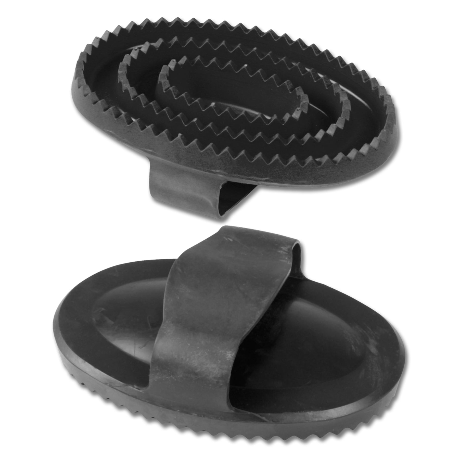 Waldhausen - Rubber Curry Comb small, black