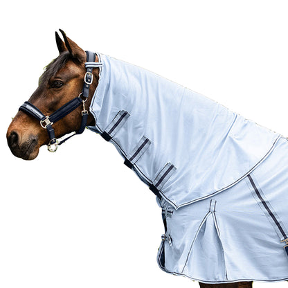 Waldhausen - Fly Neck Rug Protect, silver grey/grey, Cob