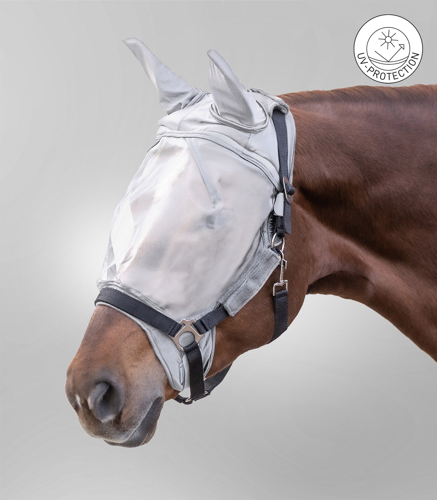 Waldhausen - Fly mask Premium for halter, with ears