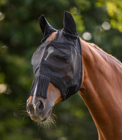 Waldhausen - Fly mask with ears and fringes on nose