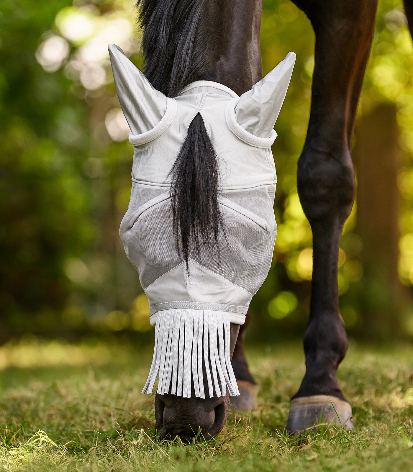 Waldhausen - Fly mask with ears and fringes on nose