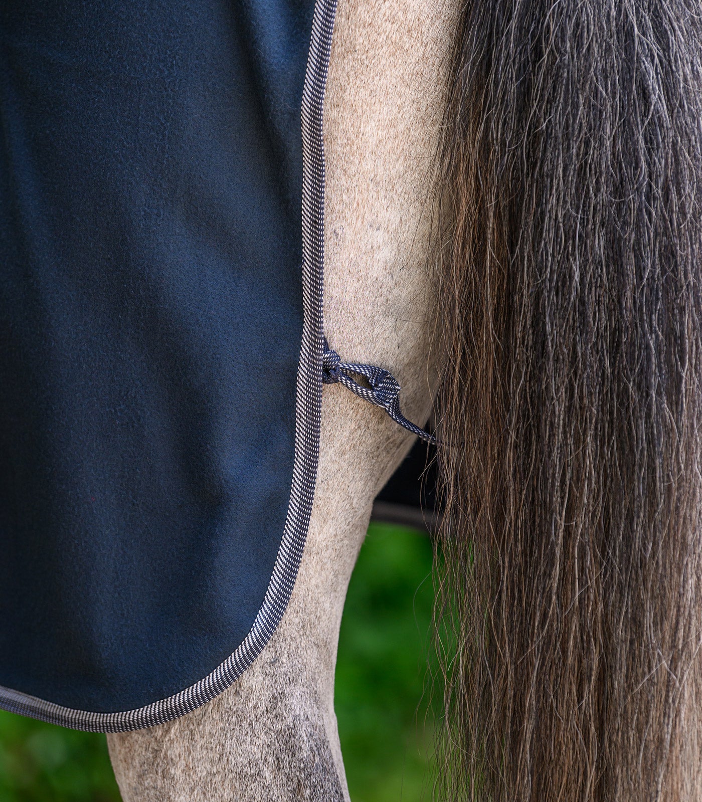 Waldhausen - ECONOMIC Fleece rug w. cross surcingles, black, 115 cm