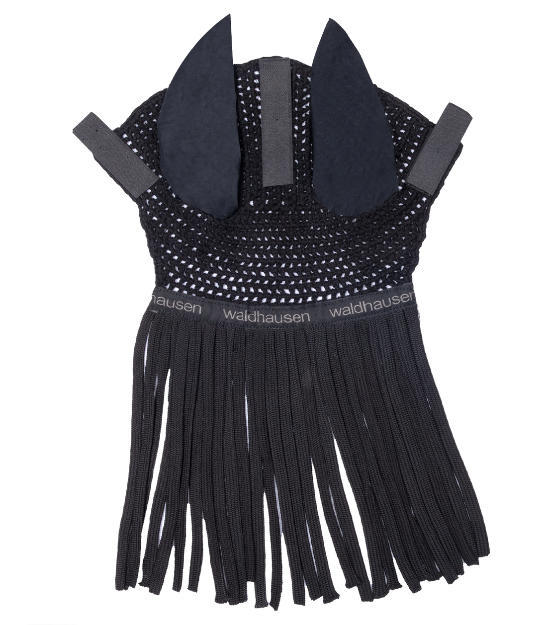 Waldhausen - Fly veil with fringes, black