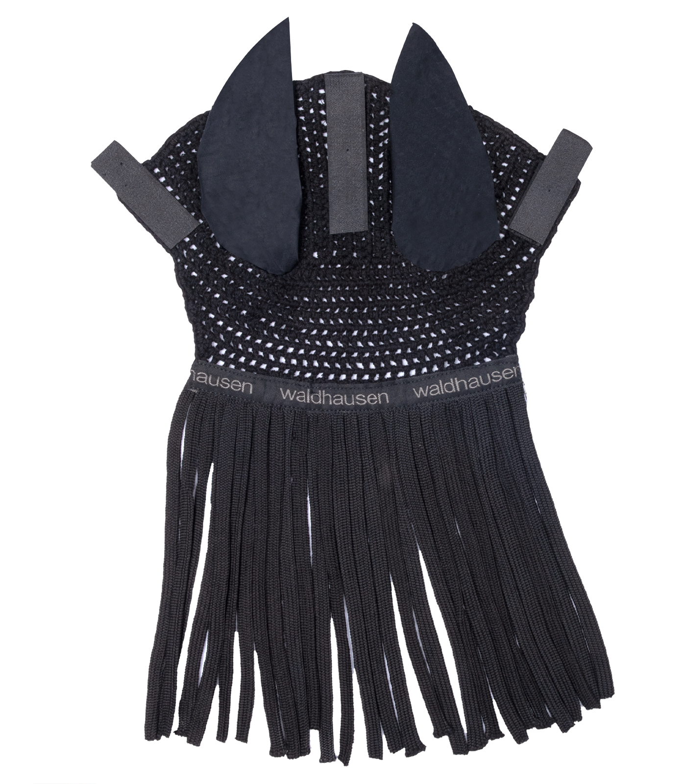 Waldhausen - Fly veil with fringes, black