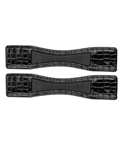 Waldhausen - Patentleather Spur Protector, black with croco optic