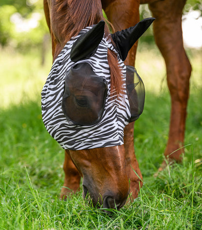 Waldhausen - Fly Mask Puck Zebra, black/white