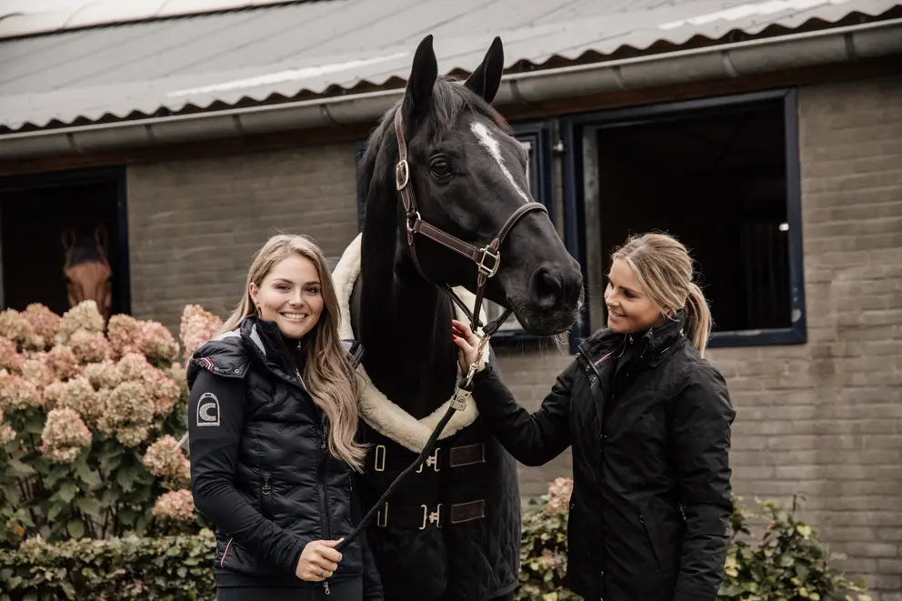 Kentucky - Stævne dækken, Sort,  Show rug 160 gram