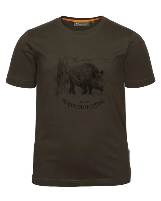 Pinewood - Børn, T-shirt, Wild Boar