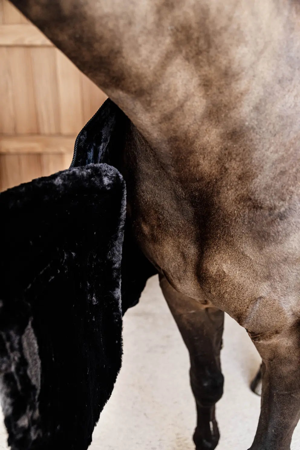 Kentucky - BIB, Dækken forlænger med pels. Chest expander vegan sheepskin