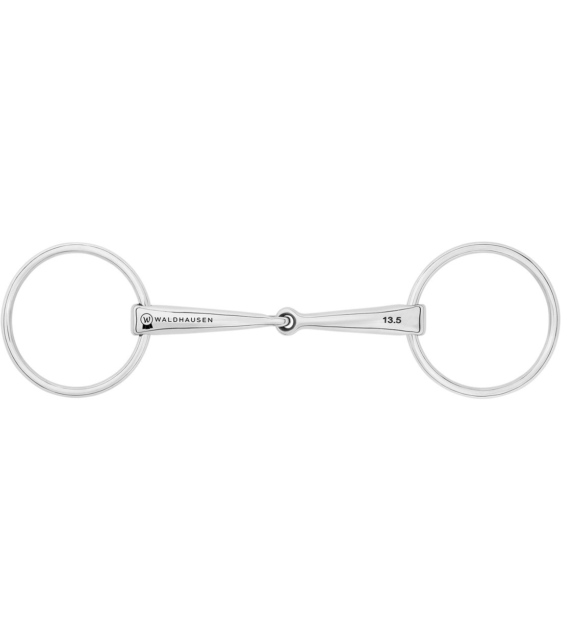 Waldhausen - Snaffle Bit, single jointed, stainless steel, R: