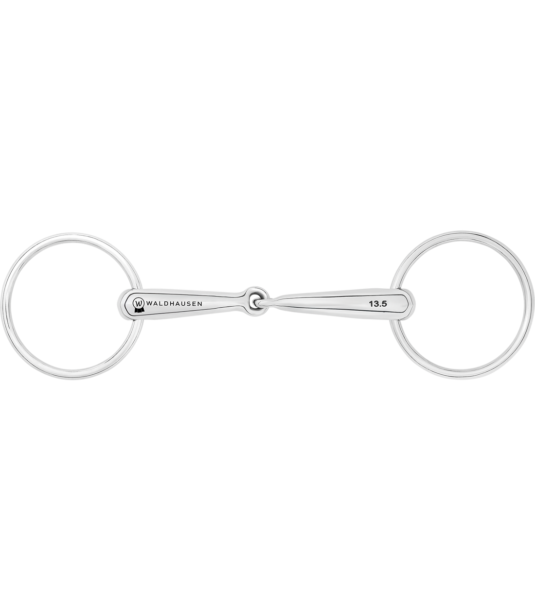 Waldhausen - Snaffle Bit hollow, single jointed, stainless steel, R: 7cm, W: