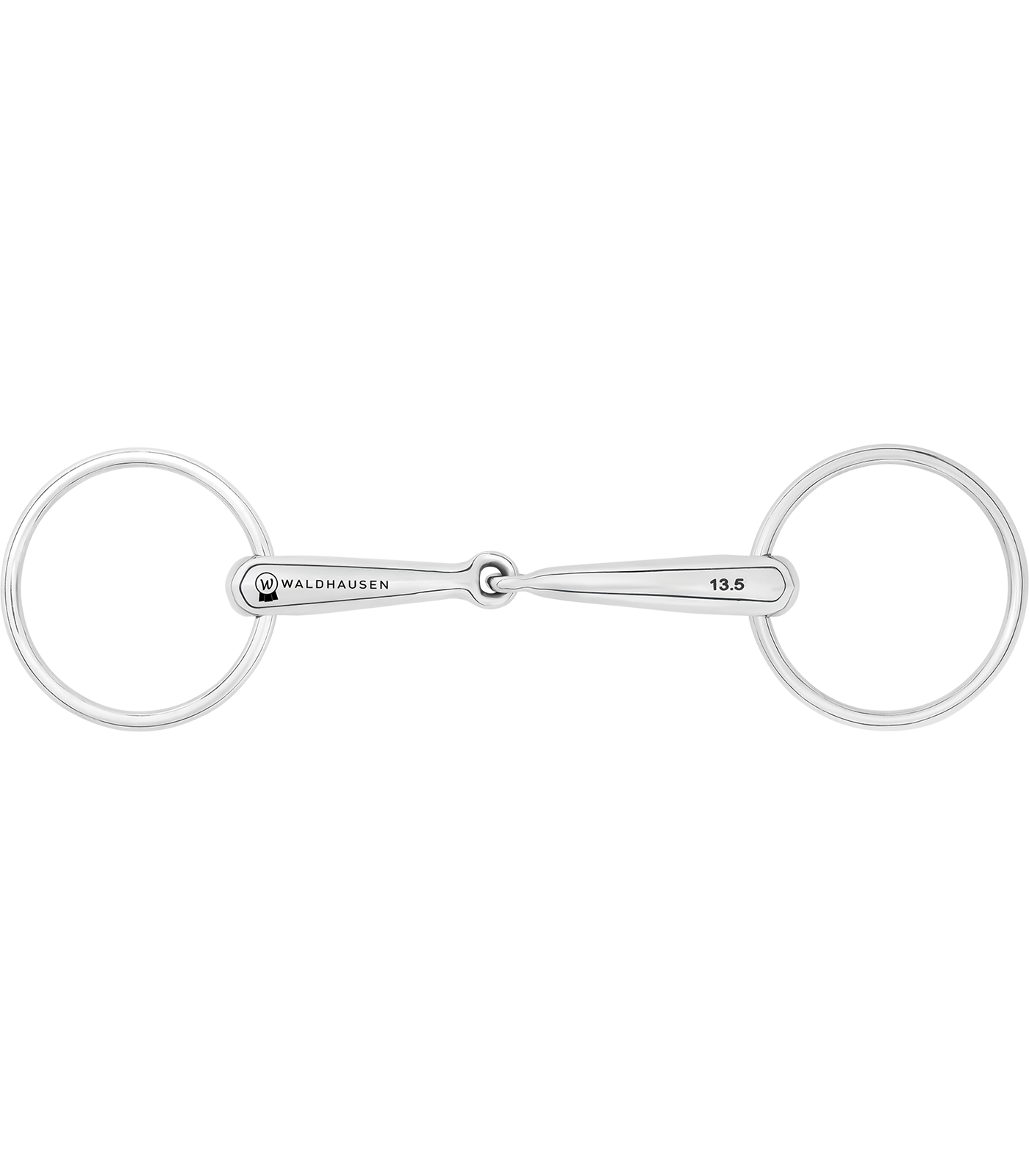 Waldhausen - Snaffle Bit hollow, single jointed, stainless steel, R: 7cm, W: