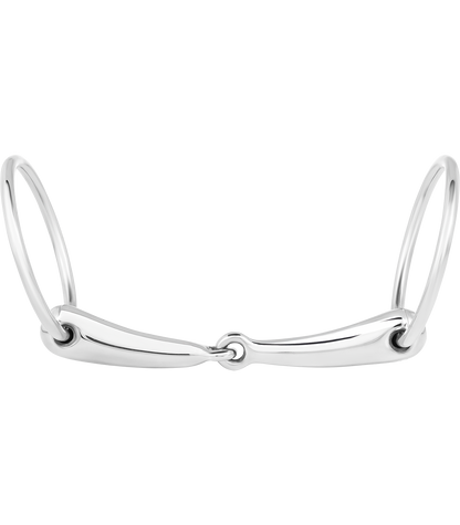 Waldhausen - Snaffle Bit hollow, single jointed, stainless steel, R: 7cm, W: