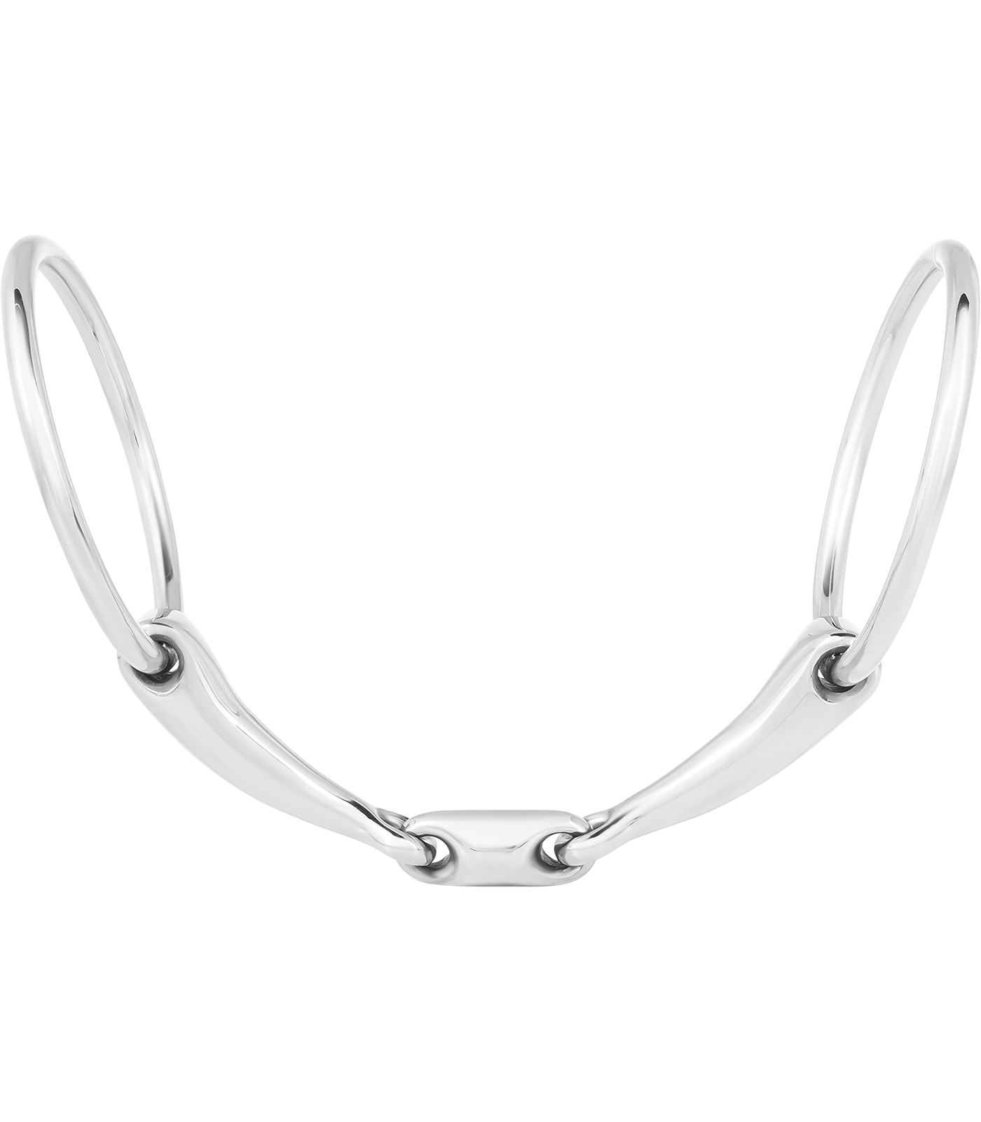 Waldhausen - Snaffle Bit, double jointed, stainless steel, R: 7cm, W: