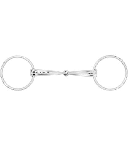 Waldhausen - Snaffle Bit anatomical , single jointed, stainless steel, R: 7cm, W: