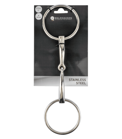 Waldhausen - Snaffle Bit anatomical , single jointed, stainless steel, R: 7cm, W: