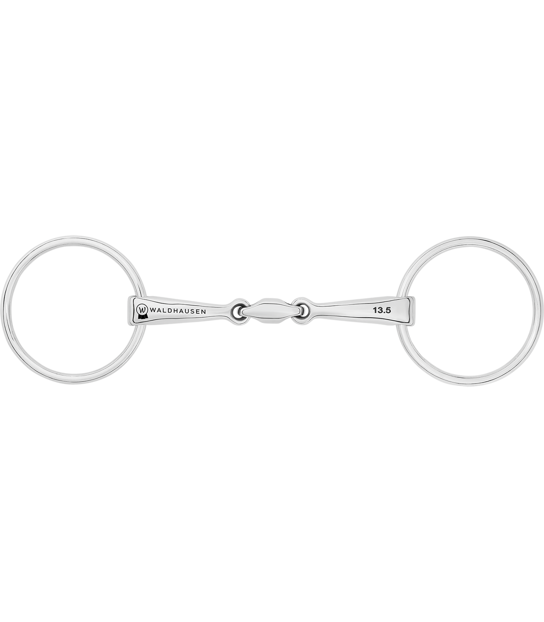 Waldhausen - Snaffle Bit anatomical , double jointed, stainless steel, R: 7cm, W:
