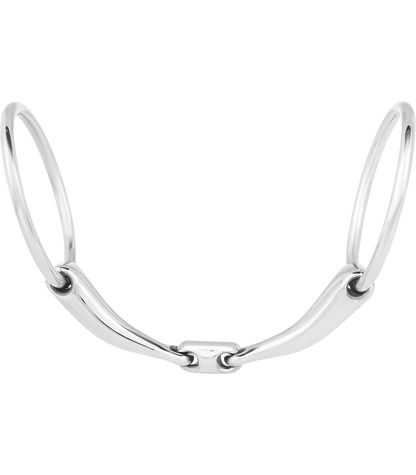 Waldhausen - Snaffle Bit Lock Up, double jointed, stainless steel, R: 7cm, W: