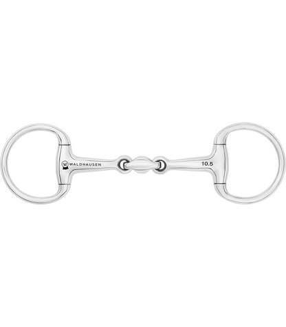 Waldhausen - Pony EggbuttBit, double jointed, stainless steel, R: 5cm, W: