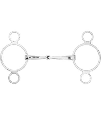 Waldhausen - 3-Ring bit, single jointed, stainless steel, R: 7cm, W: