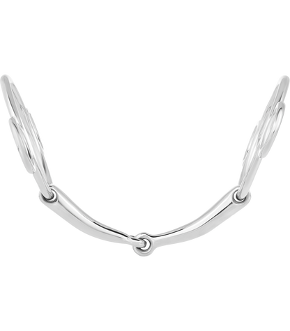 Waldhausen - 3-Ring bit, single jointed, stainless steel, R: 7cm, W: