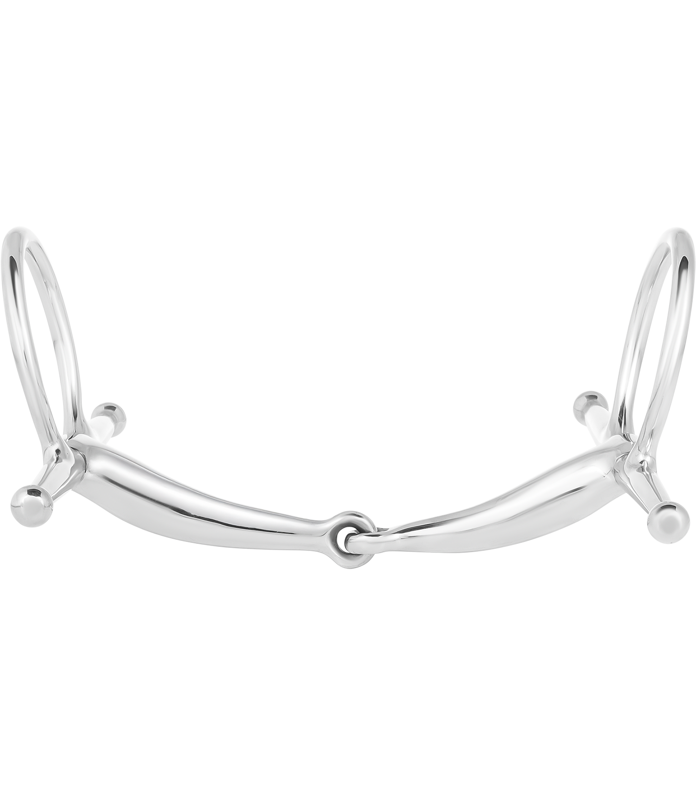 Waldhausen - Full Cheek Bit, single jointed, stainless steel, W: