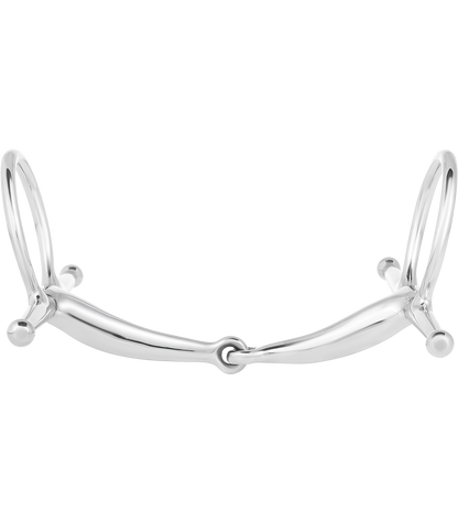 Waldhausen - Full Cheek Bit, single jointed, stainless steel, W: