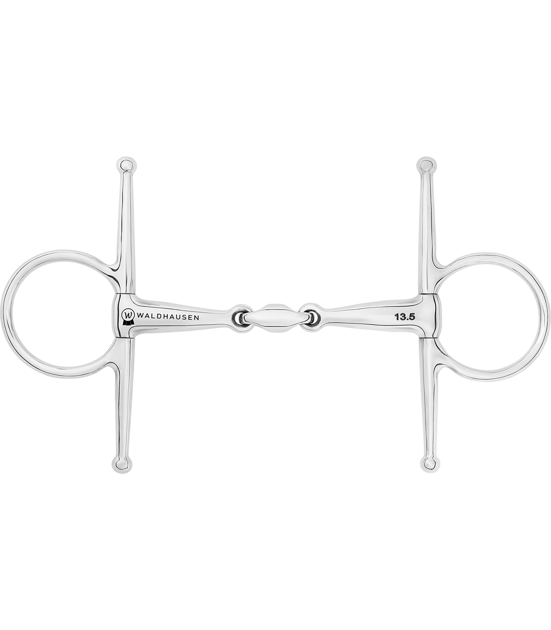 Waldhausen - Full Cheek Bit, double jointed, stainless steel, W: