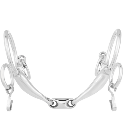 Waldhausen - Pelham, double jointed, stainless steel, W: