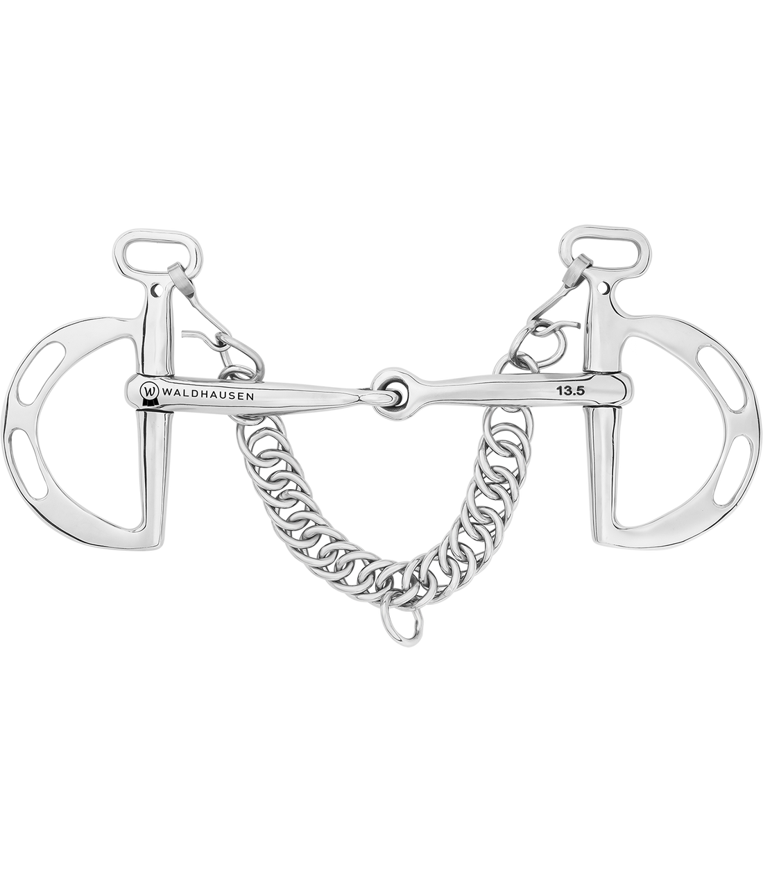 Waldhausen - Kimblewick, single jointed, stainless steel, W: