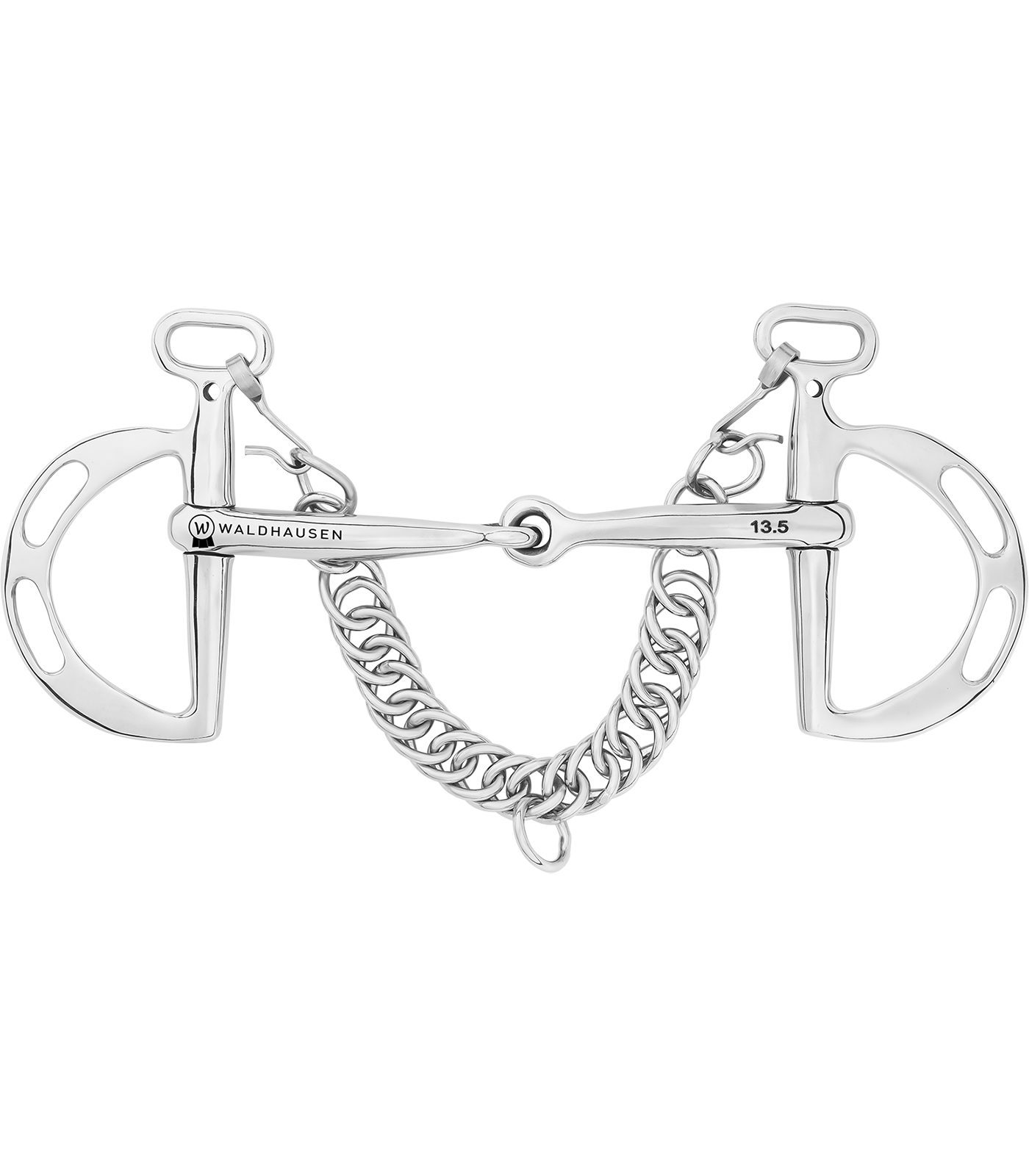Waldhausen - Kimblewick, single jointed, stainless steel, W: