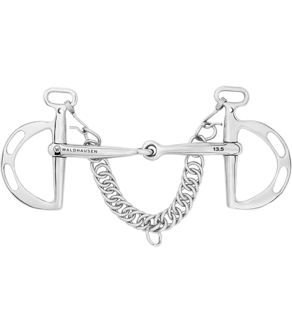 Waldhausen - Kimblewick, single jointed, stainless steel, W: