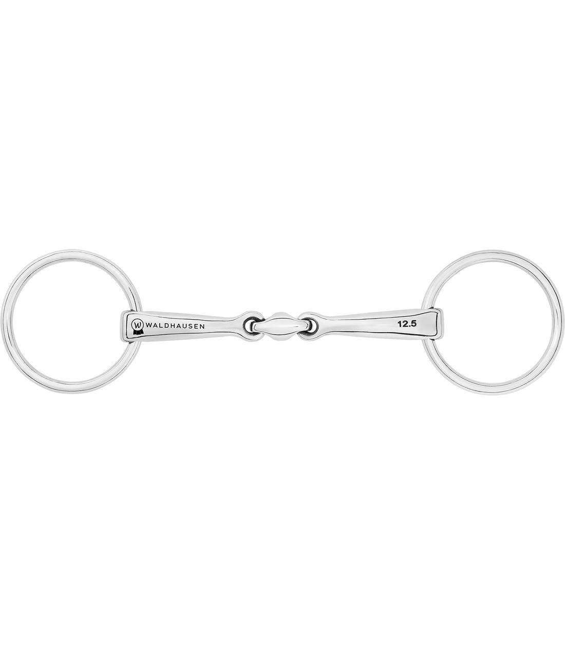 Waldhausen - Bridoon, double jointed, stainless steel, R: 5.5cm, W: