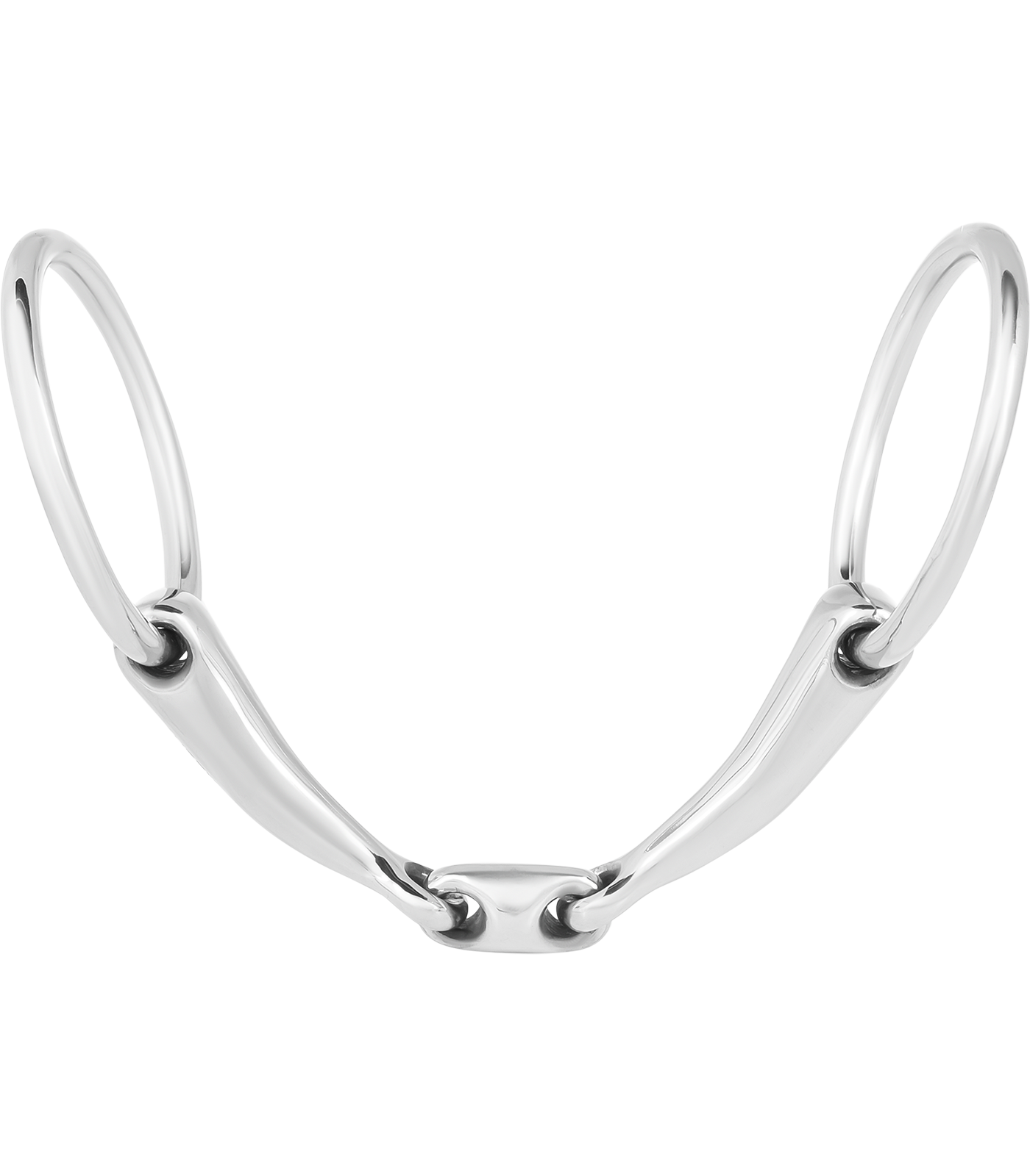Waldhausen - Bridoon, double jointed, stainless steel, R: 5.5cm, W: