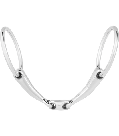 Waldhausen - Bridoon, double jointed, stainless steel, R: 5.5cm, W: