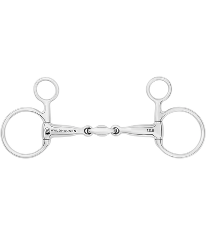 Waldhausen - Baucher Bit, double jointed, stainless steel, R:5,5cm