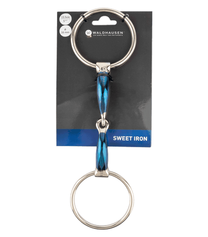 Waldhausen - Sweet Iron Snaffle Bit, single jointed, R: 7cm, W: