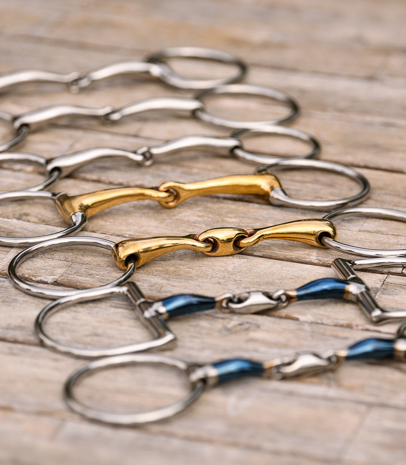 Waldhausen - Sweet Iron Snaffle Bit, double jointed, R: 7cm, W: