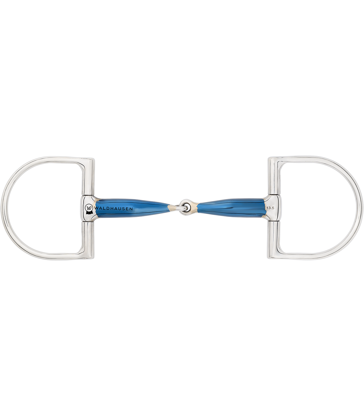 Waldhausen - Sweet Iron D-Ring Bit, single jointed, R: 7cm, W: