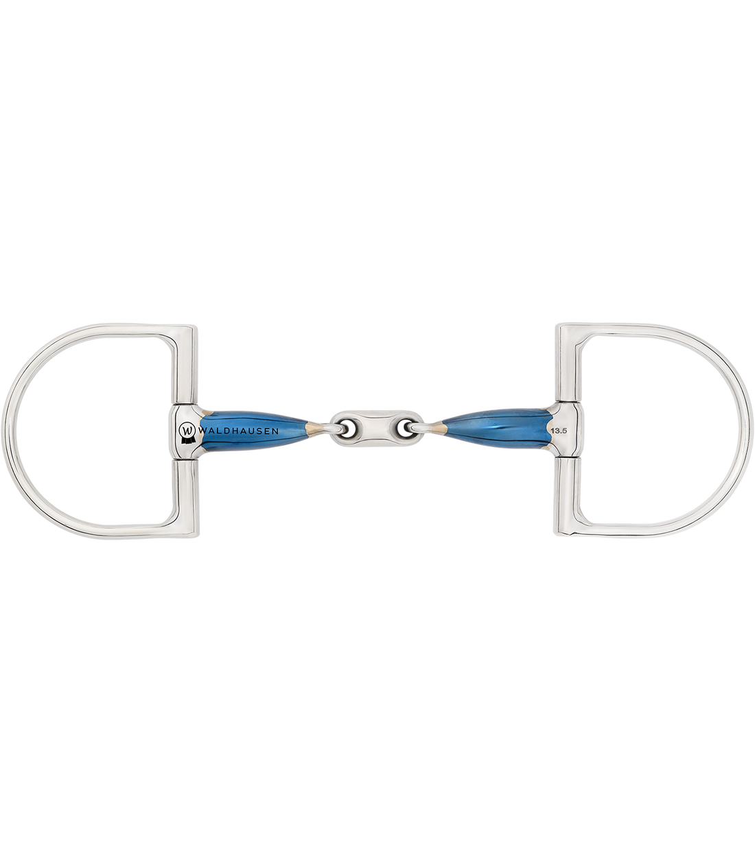 Waldhausen - Sweet Iron D-Ring Bit, double jointed, R: 7cm, W: