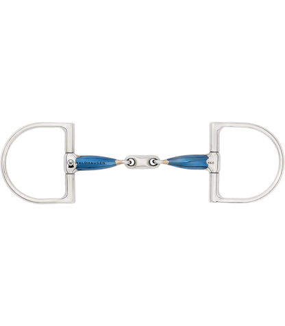 Waldhausen - Sweet Iron D-Ring Bit, double jointed, R: 7cm, W: