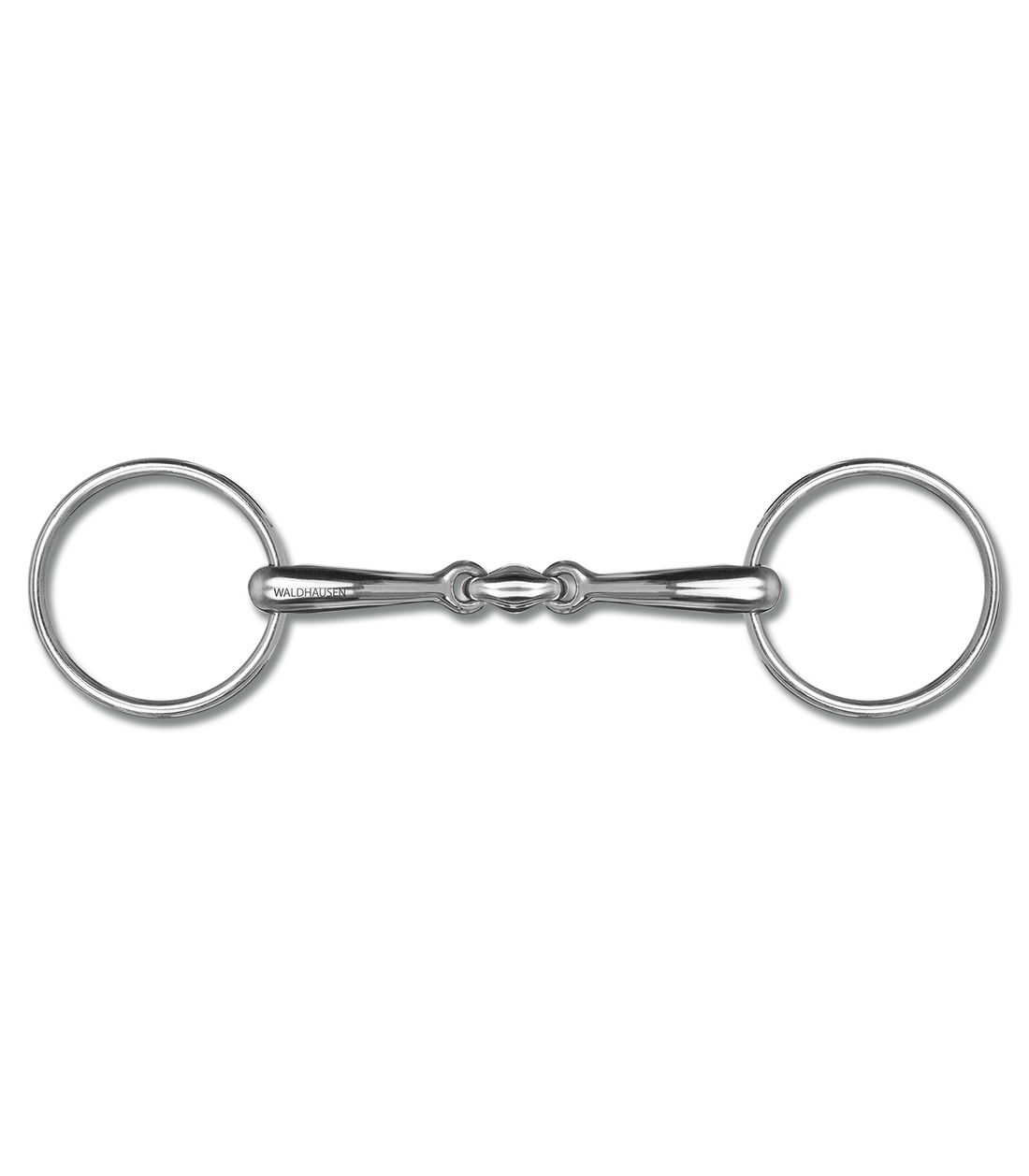Waldhausen - Snaffle bit Economic, double broken SS solid, T:16mm